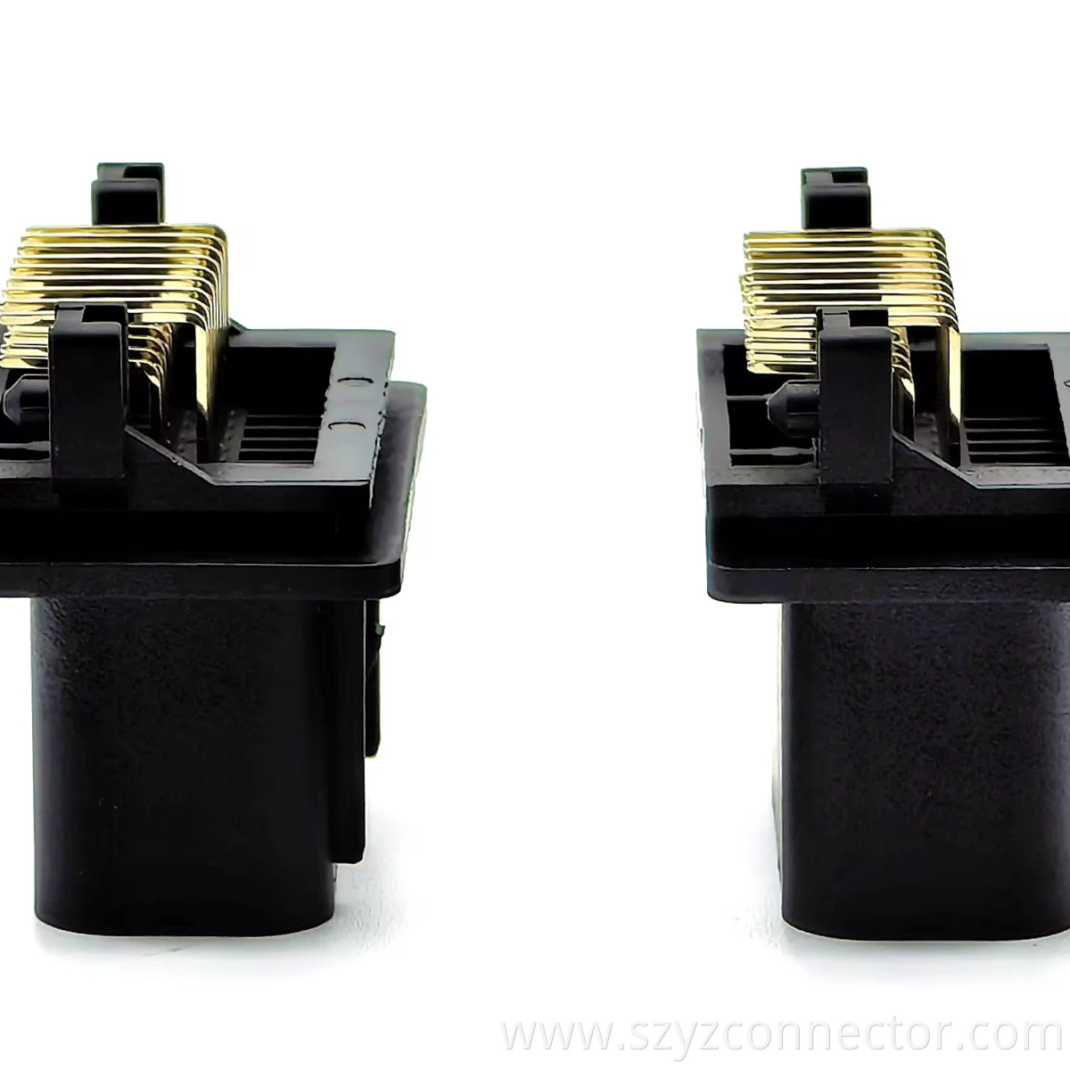 2.54mm Pitch Customized Automotive Connector Right Angle 18P